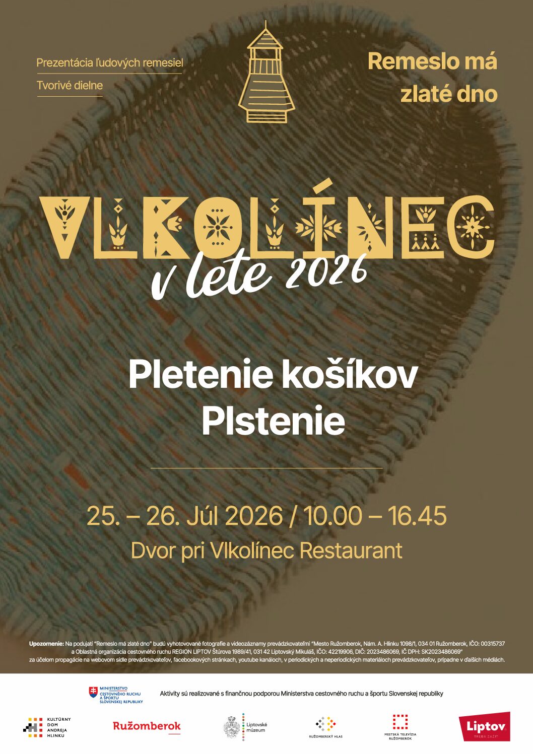 Pletenie košíkov, plstenie