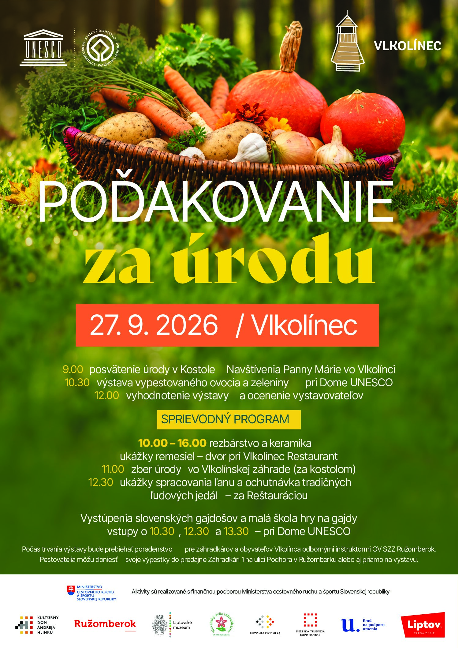 Poďakovanie za úrodu